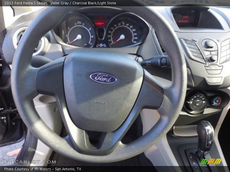 Violet Gray / Charcoal Black/Light Stone 2013 Ford Fiesta S Sedan