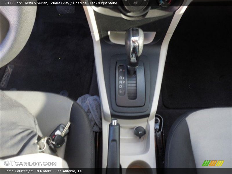 Violet Gray / Charcoal Black/Light Stone 2013 Ford Fiesta S Sedan