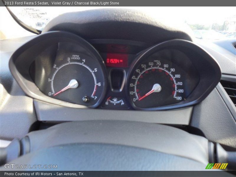 Violet Gray / Charcoal Black/Light Stone 2013 Ford Fiesta S Sedan