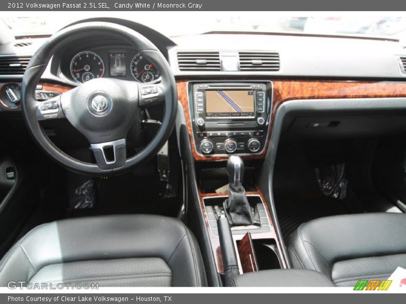 Candy White / Moonrock Gray 2012 Volkswagen Passat 2.5L SEL