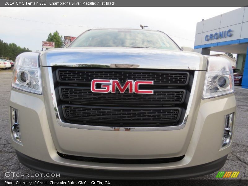 Champagne Silver Metallic / Jet Black 2014 GMC Terrain SLE