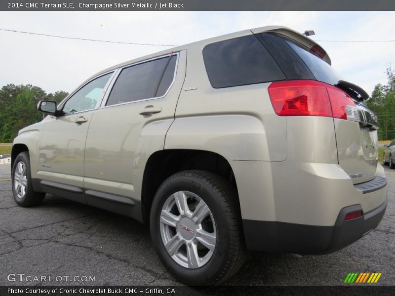 Champagne Silver Metallic / Jet Black 2014 GMC Terrain SLE