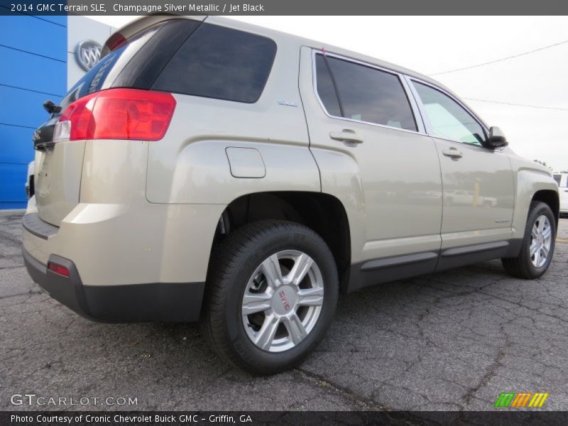 Champagne Silver Metallic / Jet Black 2014 GMC Terrain SLE