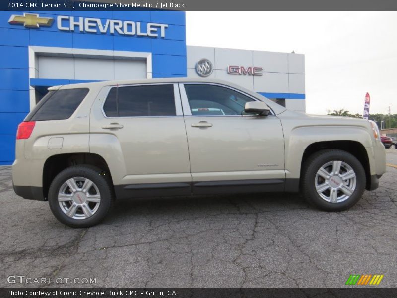 Champagne Silver Metallic / Jet Black 2014 GMC Terrain SLE