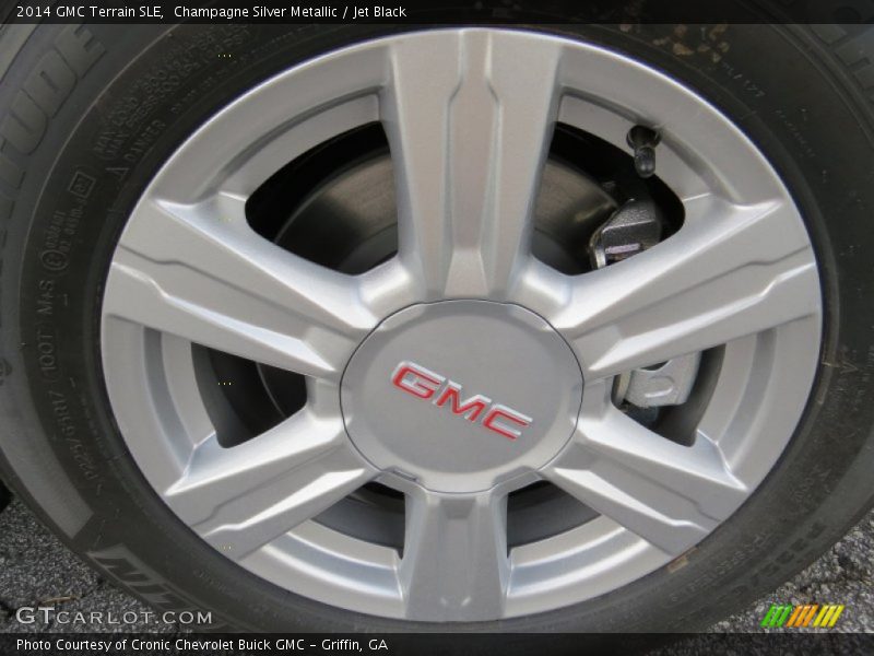 Champagne Silver Metallic / Jet Black 2014 GMC Terrain SLE