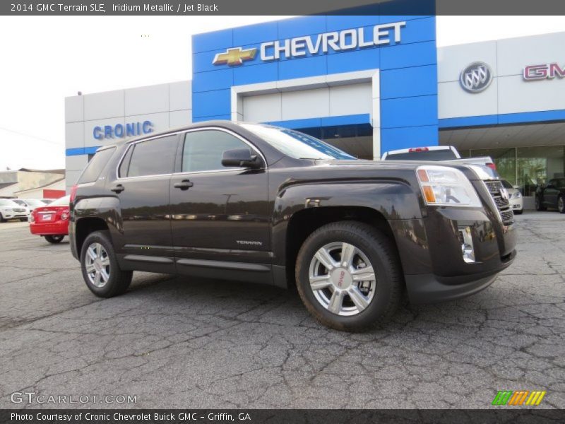 Iridium Metallic / Jet Black 2014 GMC Terrain SLE