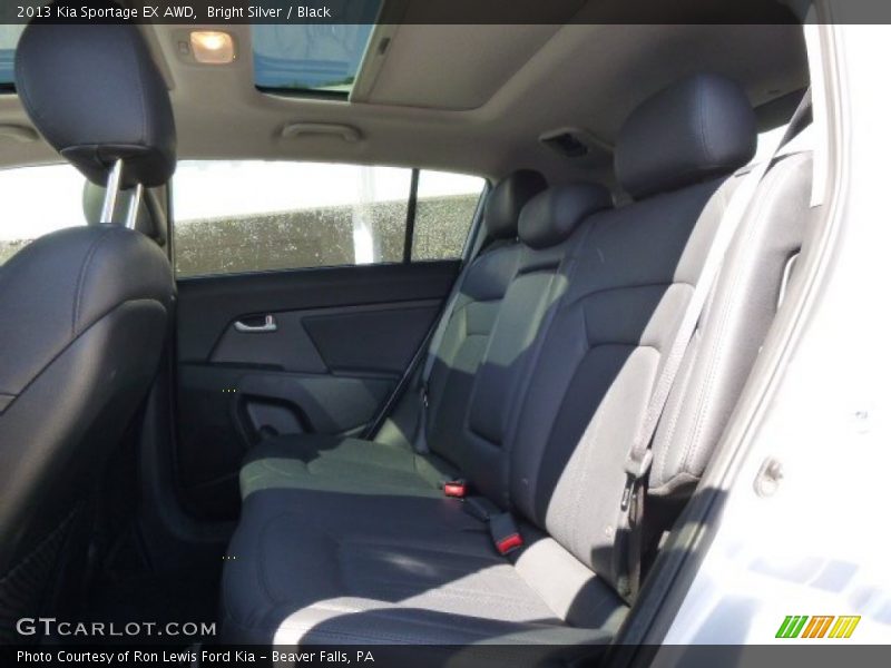 Bright Silver / Black 2013 Kia Sportage EX AWD
