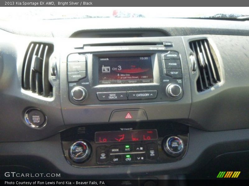 Bright Silver / Black 2013 Kia Sportage EX AWD