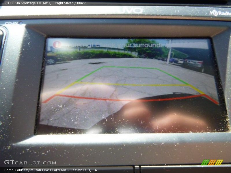 Bright Silver / Black 2013 Kia Sportage EX AWD