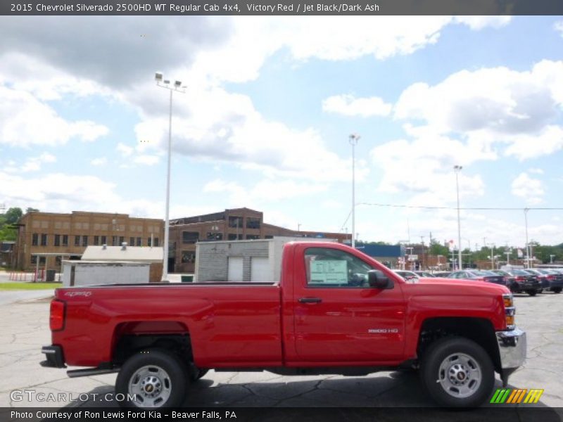 Victory Red / Jet Black/Dark Ash 2015 Chevrolet Silverado 2500HD WT Regular Cab 4x4