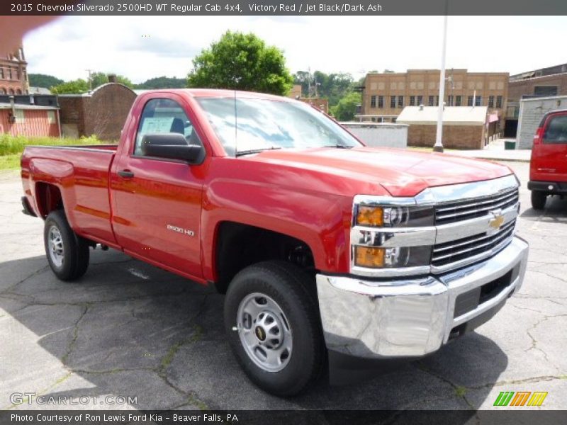 Victory Red / Jet Black/Dark Ash 2015 Chevrolet Silverado 2500HD WT Regular Cab 4x4