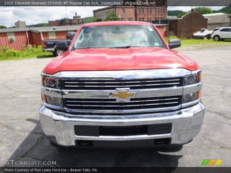 Victory Red / Jet Black/Dark Ash 2015 Chevrolet Silverado 2500HD WT Regular Cab 4x4