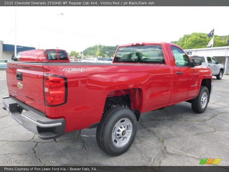 Victory Red / Jet Black/Dark Ash 2015 Chevrolet Silverado 2500HD WT Regular Cab 4x4