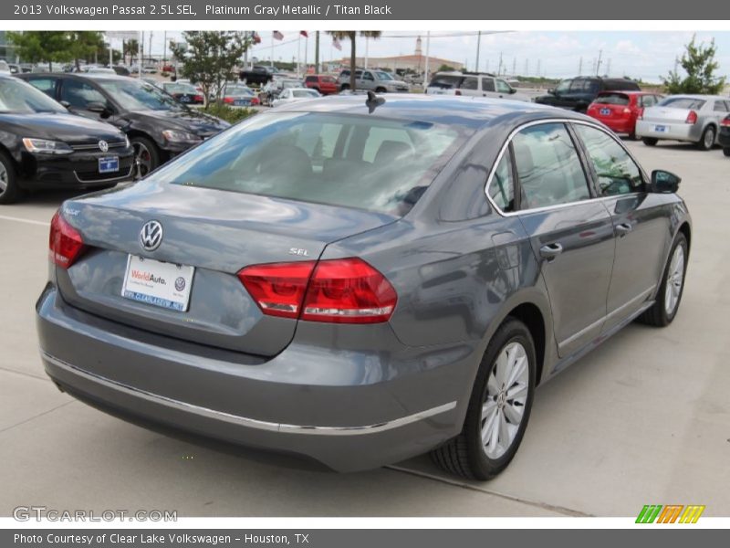 Platinum Gray Metallic / Titan Black 2013 Volkswagen Passat 2.5L SEL