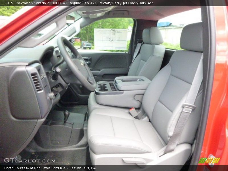 Front Seat of 2015 Silverado 2500HD WT Regular Cab 4x4