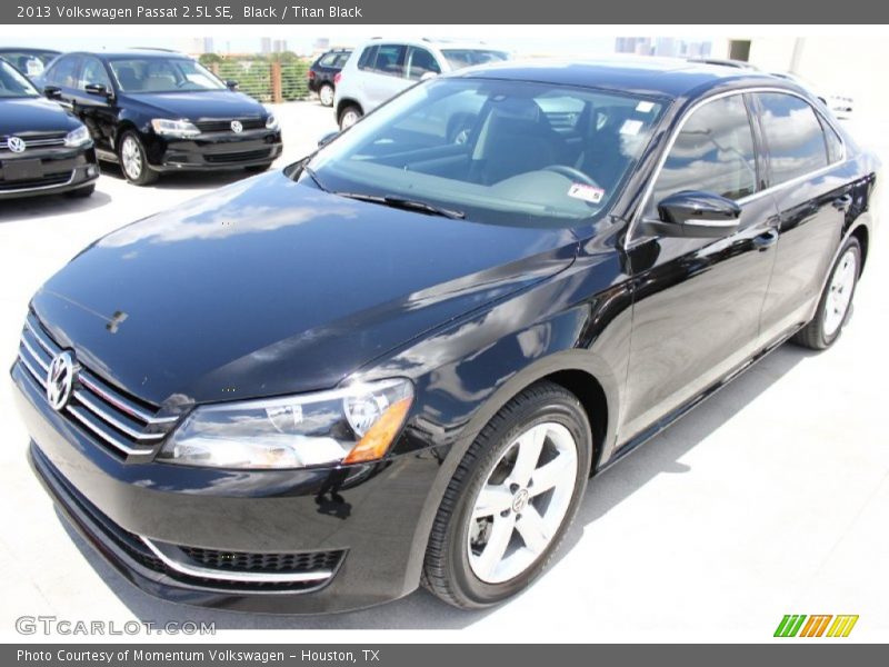 Black / Titan Black 2013 Volkswagen Passat 2.5L SE