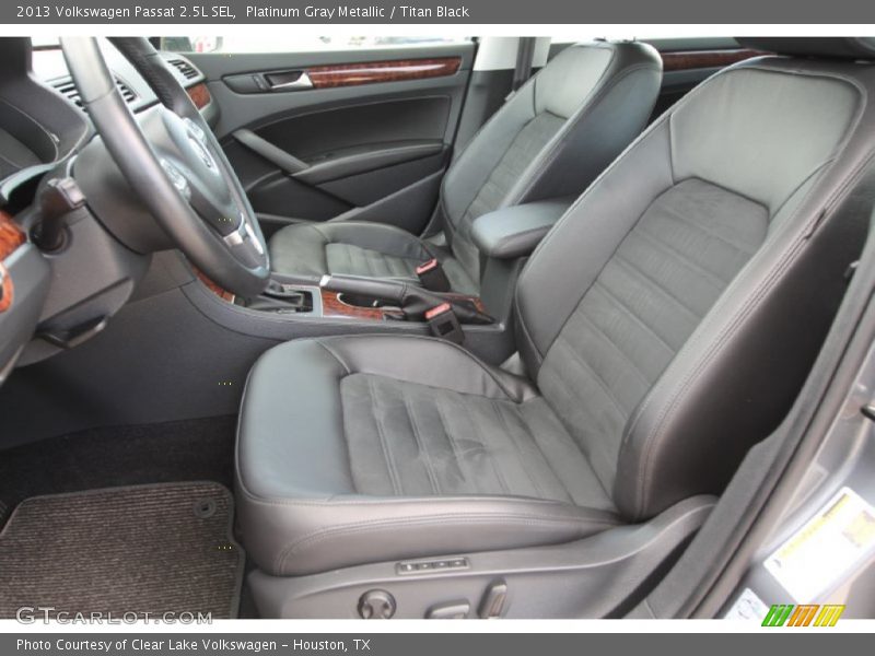 Platinum Gray Metallic / Titan Black 2013 Volkswagen Passat 2.5L SEL