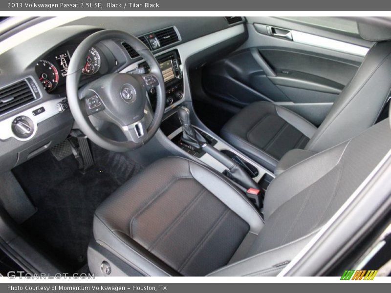 Black / Titan Black 2013 Volkswagen Passat 2.5L SE