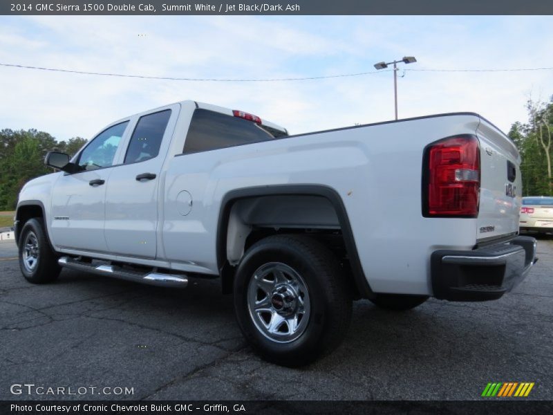 Summit White / Jet Black/Dark Ash 2014 GMC Sierra 1500 Double Cab