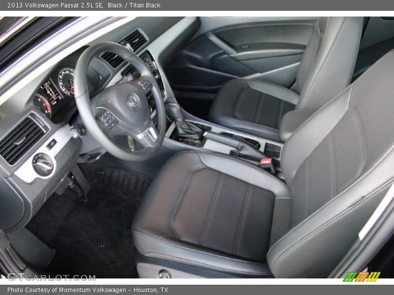Black / Titan Black 2013 Volkswagen Passat 2.5L SE