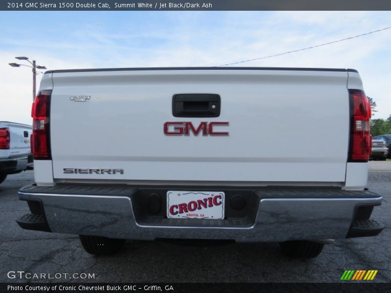 Summit White / Jet Black/Dark Ash 2014 GMC Sierra 1500 Double Cab