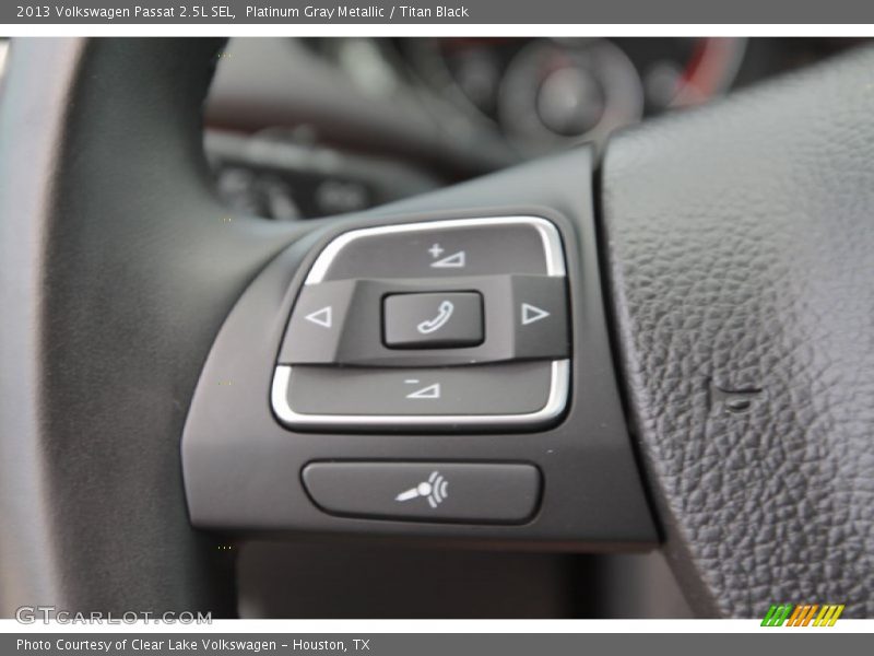 Platinum Gray Metallic / Titan Black 2013 Volkswagen Passat 2.5L SEL