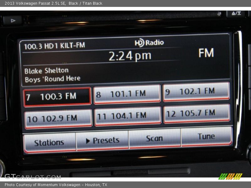 Black / Titan Black 2013 Volkswagen Passat 2.5L SE