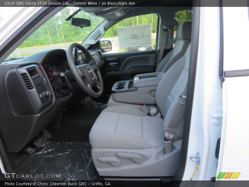 Summit White / Jet Black/Dark Ash 2014 GMC Sierra 1500 Double Cab