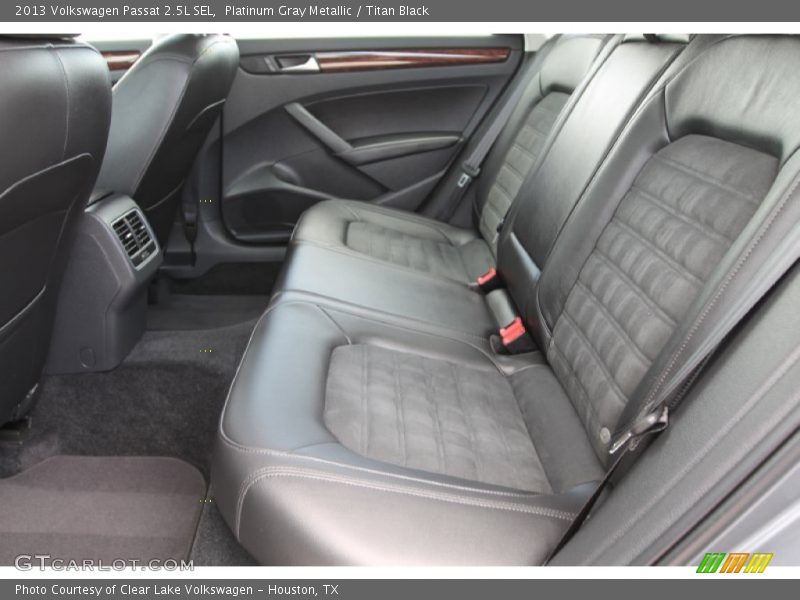 Rear Seat of 2013 Passat 2.5L SEL