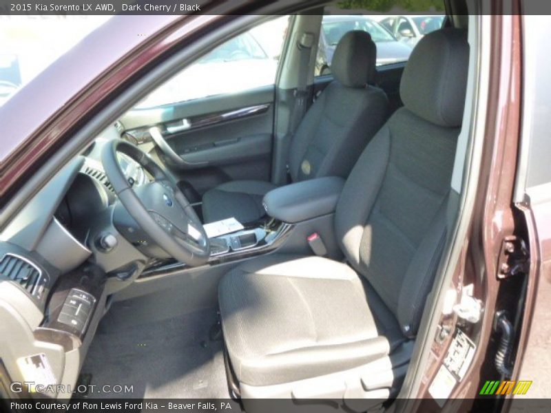 Dark Cherry / Black 2015 Kia Sorento LX AWD