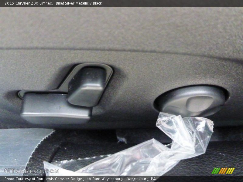 Billet Silver Metallic / Black 2015 Chrysler 200 Limited