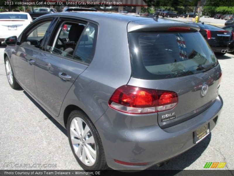 United Gray Metallic / Titan Black 2013 Volkswagen Golf 4 Door TDI