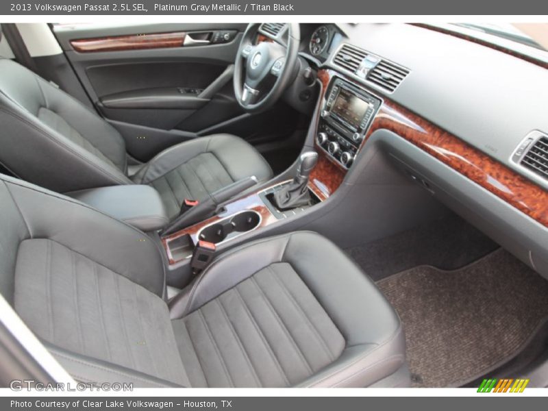 Platinum Gray Metallic / Titan Black 2013 Volkswagen Passat 2.5L SEL