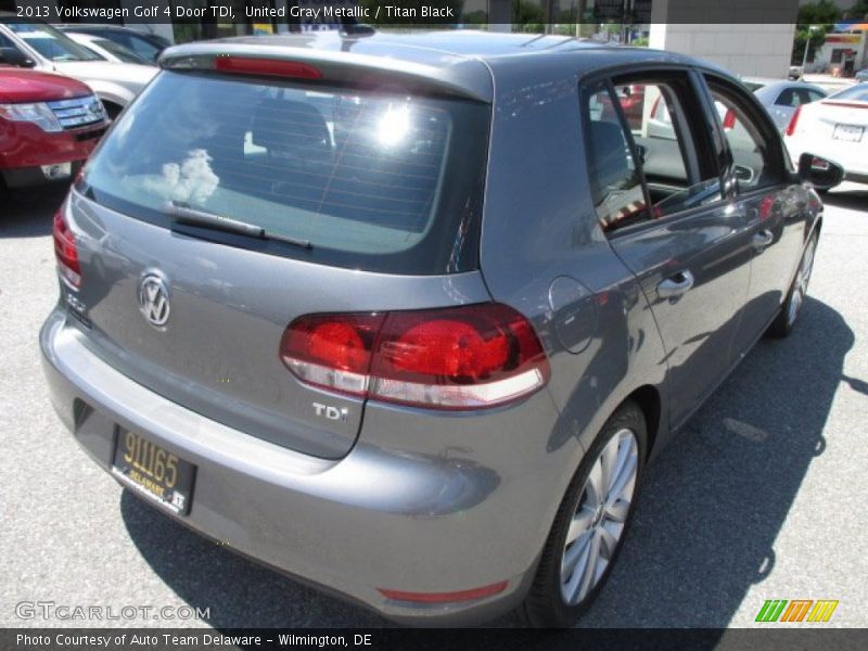 United Gray Metallic / Titan Black 2013 Volkswagen Golf 4 Door TDI