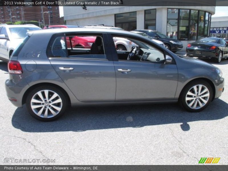 United Gray Metallic / Titan Black 2013 Volkswagen Golf 4 Door TDI