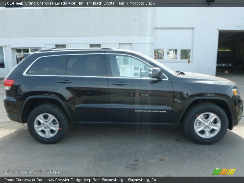 Brilliant Black Crystal Pearl / Morocco Black 2014 Jeep Grand Cherokee Laredo 4x4