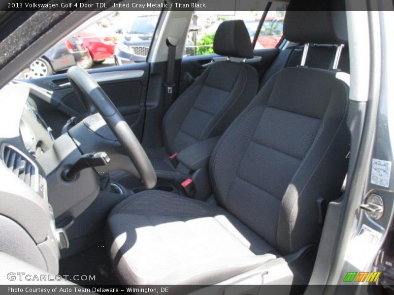 United Gray Metallic / Titan Black 2013 Volkswagen Golf 4 Door TDI