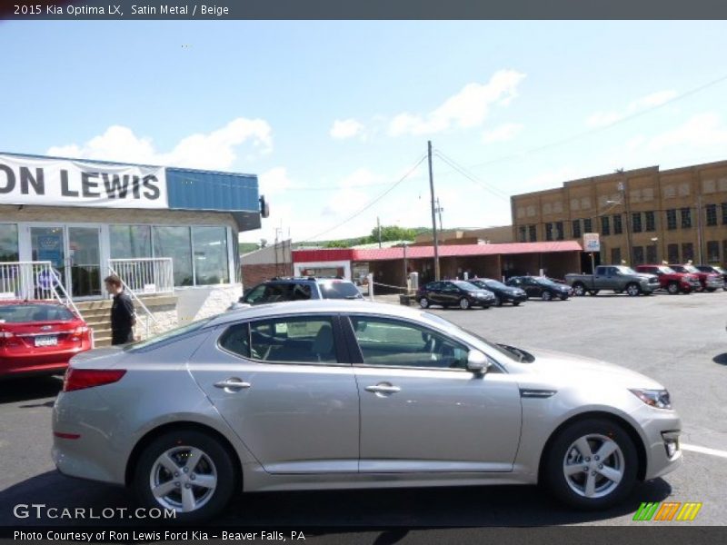 Satin Metal / Beige 2015 Kia Optima LX