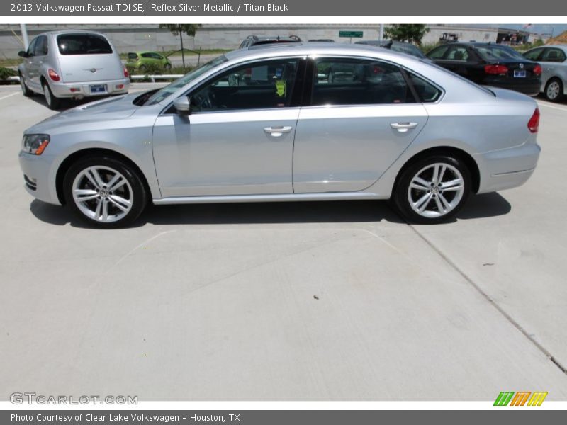 Reflex Silver Metallic / Titan Black 2013 Volkswagen Passat TDI SE