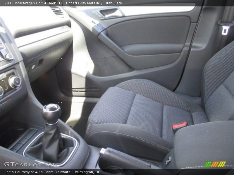 United Gray Metallic / Titan Black 2013 Volkswagen Golf 4 Door TDI