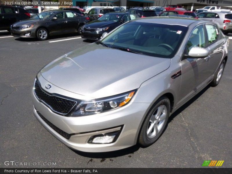 Satin Metal / Beige 2015 Kia Optima LX