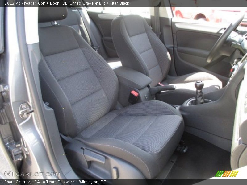 United Gray Metallic / Titan Black 2013 Volkswagen Golf 4 Door TDI