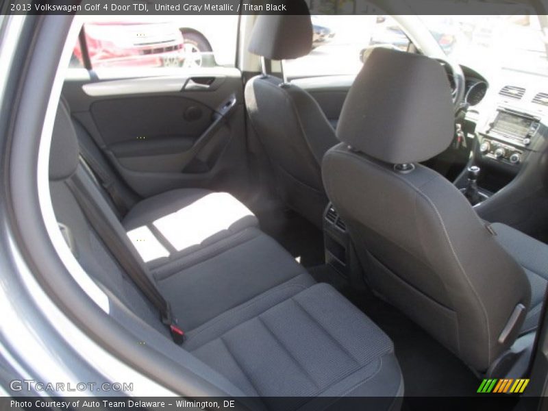 United Gray Metallic / Titan Black 2013 Volkswagen Golf 4 Door TDI