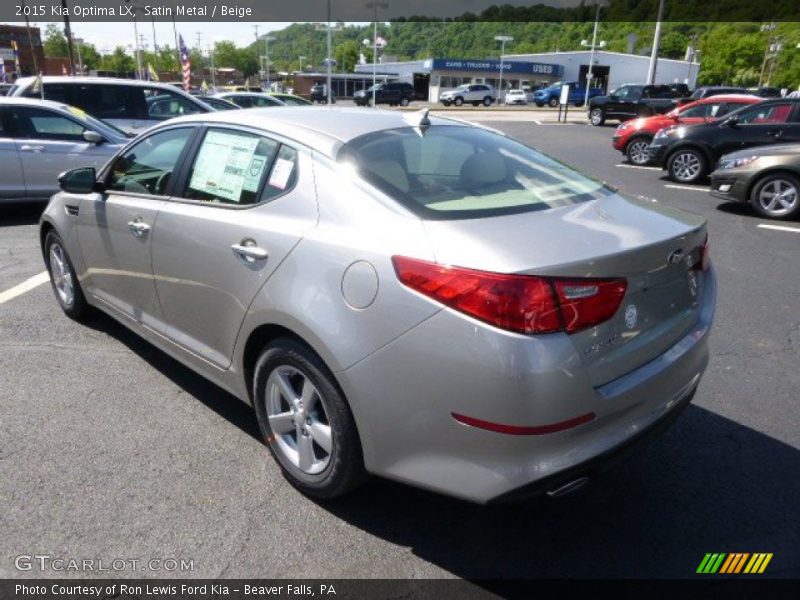 Satin Metal / Beige 2015 Kia Optima LX