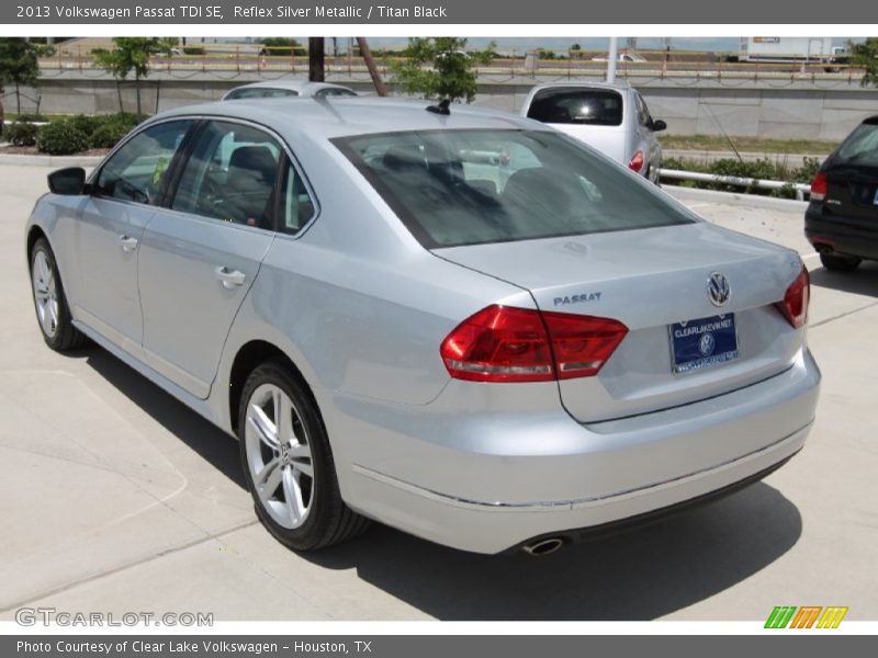 Reflex Silver Metallic / Titan Black 2013 Volkswagen Passat TDI SE