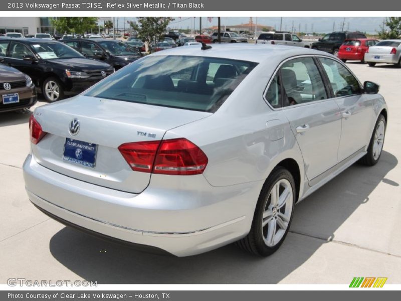 Reflex Silver Metallic / Titan Black 2013 Volkswagen Passat TDI SE