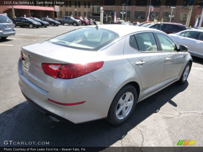 Satin Metal / Beige 2015 Kia Optima LX