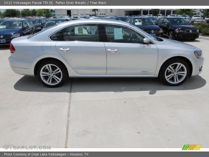 Reflex Silver Metallic / Titan Black 2013 Volkswagen Passat TDI SE