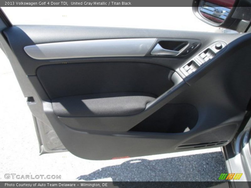 United Gray Metallic / Titan Black 2013 Volkswagen Golf 4 Door TDI