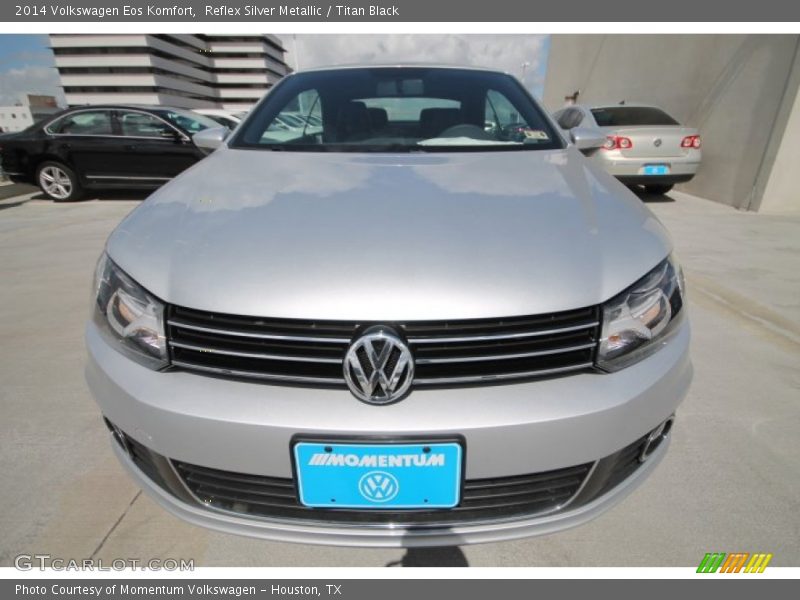 Reflex Silver Metallic / Titan Black 2014 Volkswagen Eos Komfort